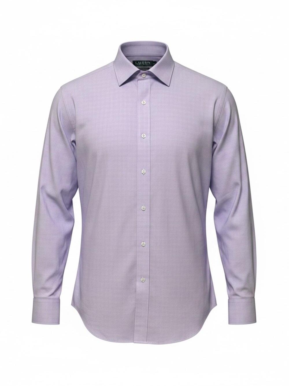 Lauren Ralph Lauren Men's Light Lavender Spread Collar Dress Shirt
